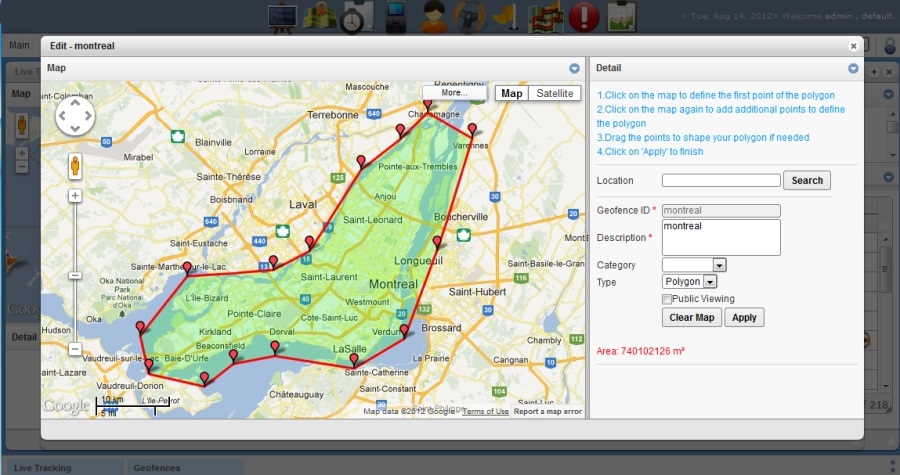 Geofence/Route alerts